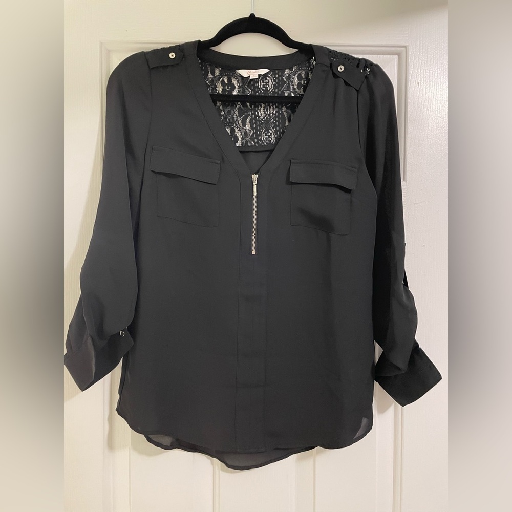 Black long sleeve shirt